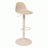 Atmosphera Tabouret Chaise de Bar Beige hauteur ajustable - beige 3560233561497 Atmosphera Tabouret Chaise de Bar Beige hauteur ajustable - beige 3560233561497