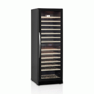 Cave à vin noire 2 zones - 163 bouteilles | Tefcold - TFW400-2F