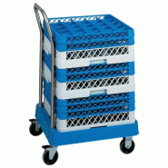 Chariot de transport pour paniers de lave vaisselle avec poignées -... - PIFA0003
