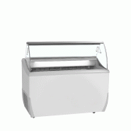 Congélateur vitré de glace UDRS7 (317 / 264) Blanc TEFCOLD