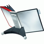 Durable Présentoir pour panneaux de signalisation System table SHERPA®, avec 10 panneaux, 420 x 275 x 305 mm - multicolore plastique 563200