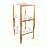 Helloshop26 - Étagère en bambou 80 x 33 x 34 cm multifonctionnelle moderne salle de bain cuisine en bambou naturel 13_0003132 - Bambou 3000241391612 Helloshop26 - Étagère en bambou 80 x 33 x 34 cm multifonctionnelle moderne salle de bain cuisine en bambou naturel 13_0003132 - Bambou 3000241391612