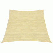 Helloshop26 - Voile toile d'ombrage parasol 160 g/m² PEHD 3/4 x 3 m beige 02_0008966 - beige 3000480682724