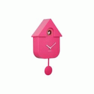 Horloge murale moderne Cuckoo rose Karlsson - rose plastique 8714302738890 Horloge murale moderne Cuckoo rose Karlsson - rose plastique 8714302738890