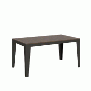Itamoby Table Extensible 90X160/420 Cm Flame Evolution Noyer Structure Anthracite - marron 8050598016473
