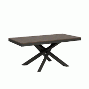 Itamoby Table Extensible 90X180/284 Cm Volantis Evolution Noyer Structure Anthracite - marron VE180TAVLTEVO-NC-AN