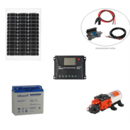 Kit pompe solaire 12v pour bassin ou irrigation seaflo 5l/min