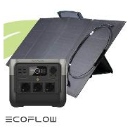 Kit station de charge portable 600w - 768wh ecoflow river pro 2 avec panneau solaire pliable 160w