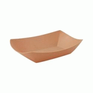 Packnwood FHC - 10Pcs - Barquette Bateau kraft réutilisable 218x155x40mm - marron plastique 294WBQ800 Packnwood FHC - 10Pcs - Barquette Bateau kraft réutilisable 218x155x40mm - marron plastique 294WBQ800