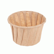 Pot en papier ingraissable 120 ml naturel Ø7,7x4,2cm - par 250