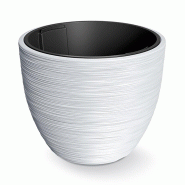 Prosperplast - Jardinière blanche avec réserve d’eau, collection FURU - 47x47x38,5 cm, capacité de 53 L - blanc plastique polypropylène ZA5594