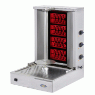 Roller Grill machine à kebab vitrocéramique 4 foyers GR 80 V - gris inox GR 80 V Roller Grill machine à kebab vitrocéramique 4 foyers GR 80 V - gris inox GR 80 V