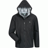 Veste de pluie PATTANI taille L noire 100 % PES Rip-Stop Softshell ELYSEE Veste de pluie PATTANI taille L noire 100 % PES Rip-Stop Softshell ELYSEE