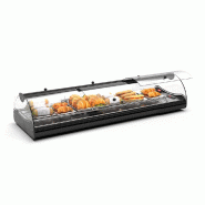 Vitrine chauffante SELF-SERVICE - Chaleur sèche - 1190 mm - SHS6L | Sayl Barcelona