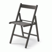 Yelloo - Chaise LIBRO couleur GRIS Pliable Gain de place Bois de hêtre massif - gris Bois massif 948 Yelloo - Chaise LIBRO couleur GRIS Pliable Gain de place Bois de hêtre massif - gris Bois massif 948