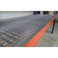 Caillebotis pour rayonnage - stockage standard ou sur-mesure en acier - modèles pressés ou électroforgés Caillebotis pour rayonnage - stockage standard ou sur-mesure en acier - modèles pressés ou électroforgés