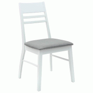 Chaises de salle à manger 2 pcs Blanc 43 x 54 x 89 cm Modèle Orion Ligne - 8721359374735