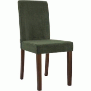 CLP Chaise de salle à manger Ina velours côtelé Vert/Antique foncé - vert textile 326071 CLP Chaise de salle à manger Ina velours côtelé Vert/Antique foncé - vert textile 326071