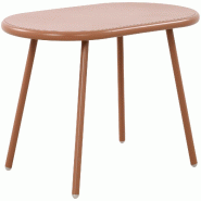 CLP Table basse d'extérieur Velva Terre cuite - rouge plastique 324310 CLP Table basse d'extérieur Velva Terre cuite - rouge plastique 324310