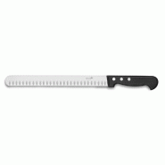 Couteau à jambon 28 cm inox lame festonnée manche PP noir Déglon - par 1
