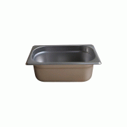 DBMARK - GNP14100-201 - Bac Gastronorme 1/4 100 mm. - 0.8mm S/S201 - gris inox GNP14100-201