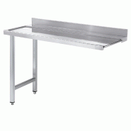 EURAST - Table d'entrée/sortie du lave-vaisselle droite lisse et murale - 700x750x850 mm - 167705MD - inox 167705MD EURAST - Table d'entrée/sortie du lave-vaisselle droite lisse et murale - 700x750x850 mm - 167705MD - inox 167705MD
