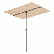 Helloshop26 - Parasol inclinable à 360° rectangulaire 180 x 130 cm sable 03_0008047 - aluminium 3001912282727