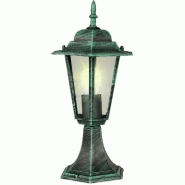 Lampadaire de jardin lampe murale lanterne sur pied exterieur vert 2401021