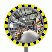 Miroir de surveillance pour les entrepôts et la logistique - Diamètre 400 mm - Réf. MAYA 4007 - Vision à 90° - Garantie 3 ans_0