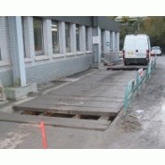 Pont bascule beton, en fosse, hors sol ou sur chassis