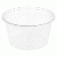 Pot injecté micro-ondable en PP 475ml Ø11,5x6,5cm - par 500