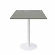 RestooTab - Table Rome blanc 60x60cm verde comodoro fenix - vert Bois manufacturé TB-ROM1-6060M-VER.CO