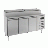 Saladette 3 portes 8 x 1/3 GN récipient - Combisteel - 0641094322090
