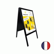 Stop trottoir chevalet bois porte affiches lstf38na1, lstf39na1, 3bras