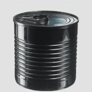 Verrine boite de conserve PP 60ml noire - par 200