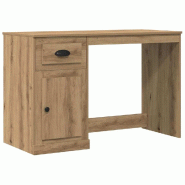 VidaXL Bureau Chêne artisanal 50 x 115 x 75 cm Bois d'ingénierie Modèle Vega Master Mixte - 862823