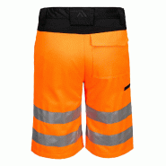 Bermuda WX2 eco-conçu stretch - Orange/Noir / 30