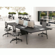 Bureau bench avec extensions plan de travail soft touch Knot DVO Bureau bench avec extensions plan de travail soft touch Knot DVO