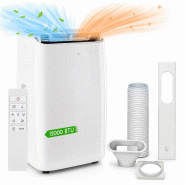Climatiseur Mobile Réversible 12 000 Btu - 3,5 Kw - R290 - 6955324302917