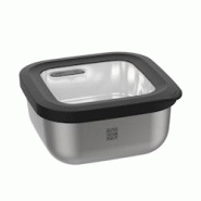 De conservation Provido carrée 40 cl - Boite Argent Carré Inox Gefu 11.9x11.9 cm - argenté 4006664127776 De conservation Provido carrée 40 cl - Boite Argent Carré Inox Gefu 11.9x11.9 cm - argenté 4006664127776