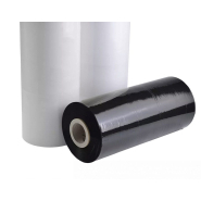 Films étirables de palettisation - biodégradable - 125 à 1000mm de large - transparent, noir, bleu ou vert Films étirables de palettisation - biodégradable - 125 à 1000mm de large - transparent, noir, bleu ou vert