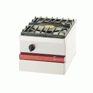 Fourneau à gaz 1 feu vif 5 kw à poser - 400x650x300 mm - PCSG 410 UR
