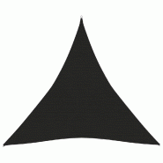 Helloshop26 - Voile toile d'ombrage parasol 160 g/m² PEHD  3,6 x 3,6 x 3,6 m noir 02_0009197 - noir 3000492382728