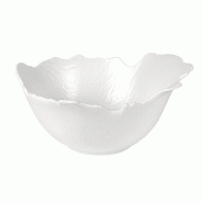 In Situ - Bol Elysea en porcelaine blanche 18 cm x 15 cm - boite de 6 - blanc porcelaine 051583
