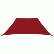 VidaXL Voile de parasol Tissu Oxford trapèze 2/4x3 m Rouge Modèle Patio Eta Prime - rouge 135681