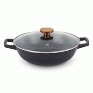 Wok anses Nori 2 anses 30 cm - Noir Rond Fonte émaillée Beka 39x30 cm - noir 3458165140302 Wok anses Nori 2 anses 30 cm - Noir Rond Fonte émaillée Beka 39x30 cm - noir 3458165140302