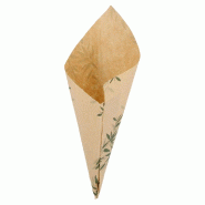 Cornet en papier ingraissable Feel Green 40g 16x11,5cm - par 2000