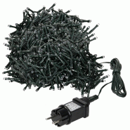 ECD Germany Guirlande Aubépine 700 Leds Supplémentaires 17M - vert plastique 8719202259957