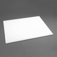 Grand planche à découper haute densité Hygiplas - Blanc Grand planche à découper haute densité Hygiplas - Blanc