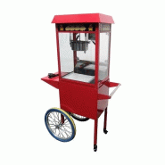 Machine à pop corn professionnelle sur roulettes Combisteel